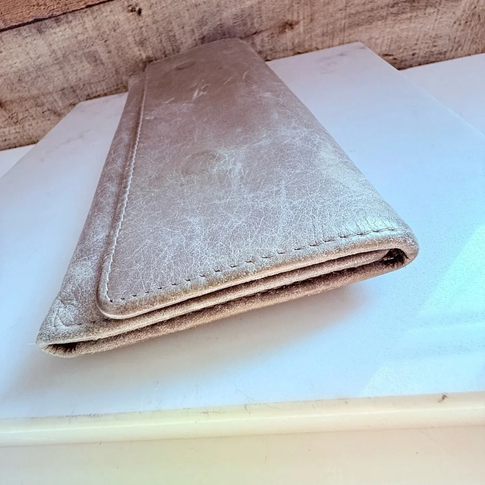 Hobo International Sadie Trifold Leather Clutch Wallet